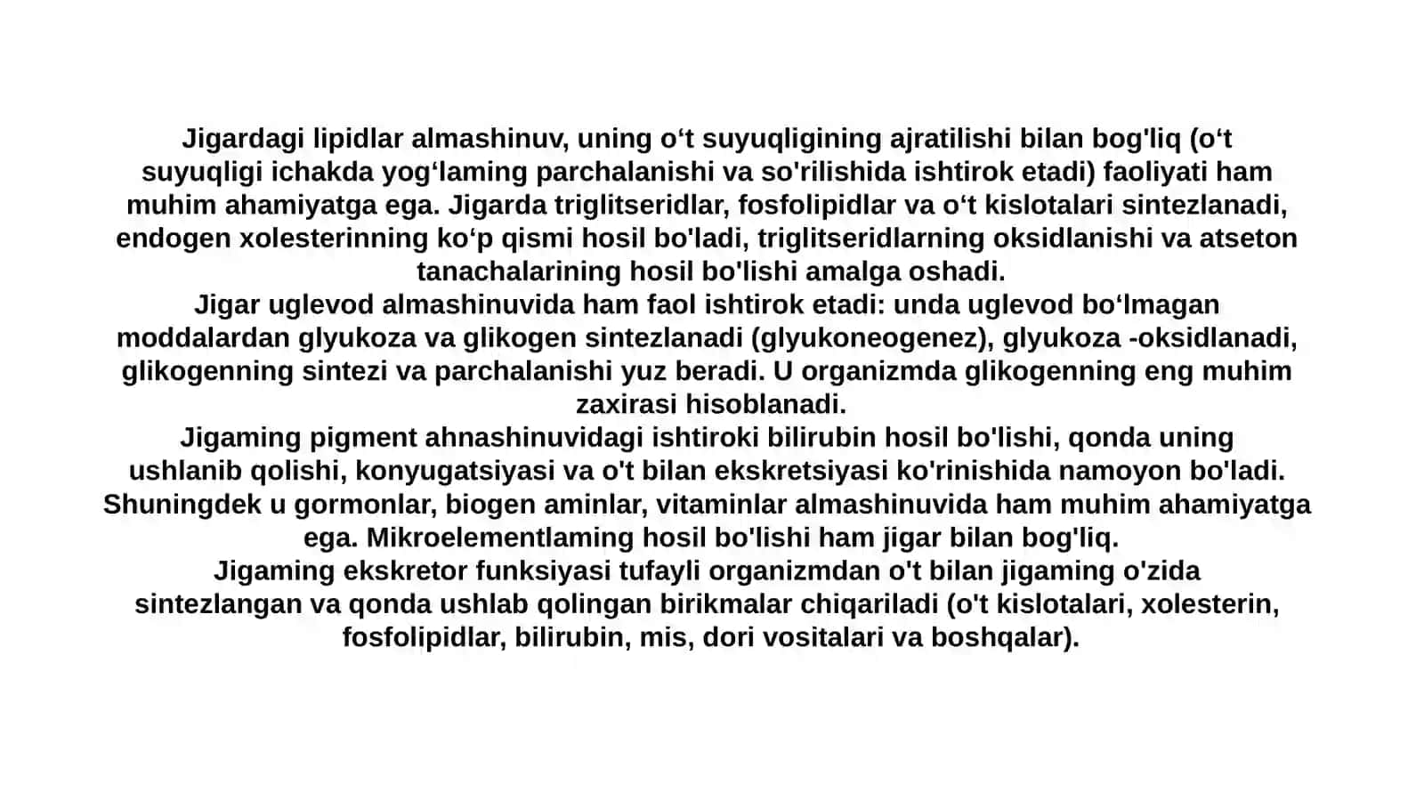Jigar va o‘t yo‘llari 4