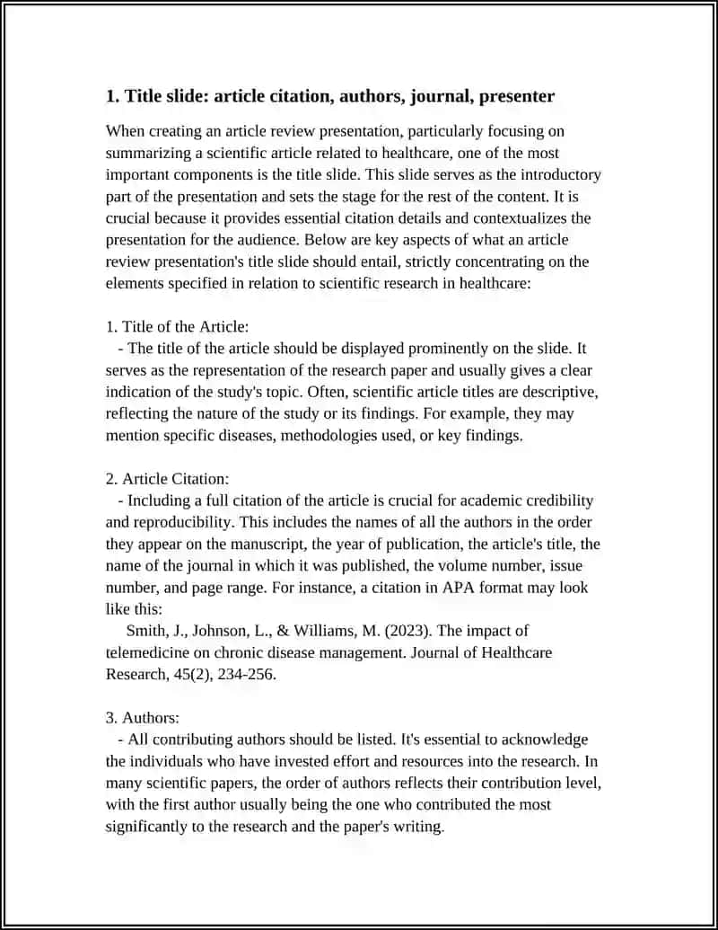 ARTICLE REVIEW PRESENTATION 4
