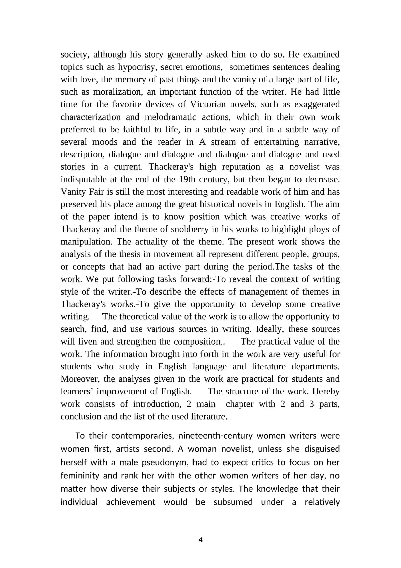Course Paper on 19th-Century Female Writers in English Literature 4