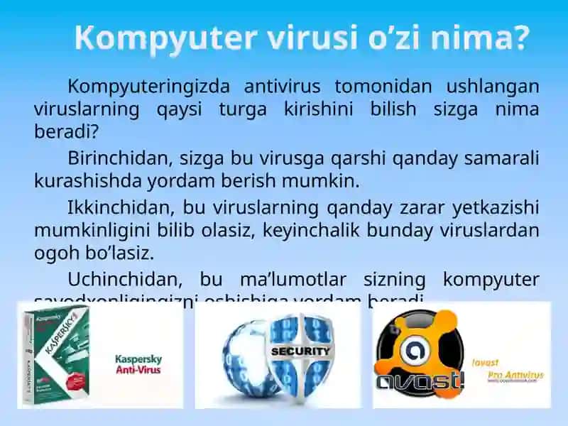 Viruslar va Antiviruslar 4
