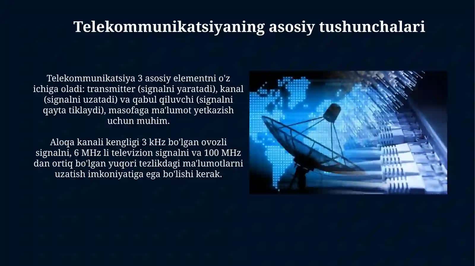 Telekommunikatsiya va simsiz aloqavositalari 4