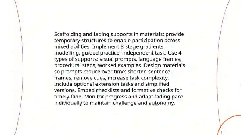 Designing materials for mixed ability classes 4