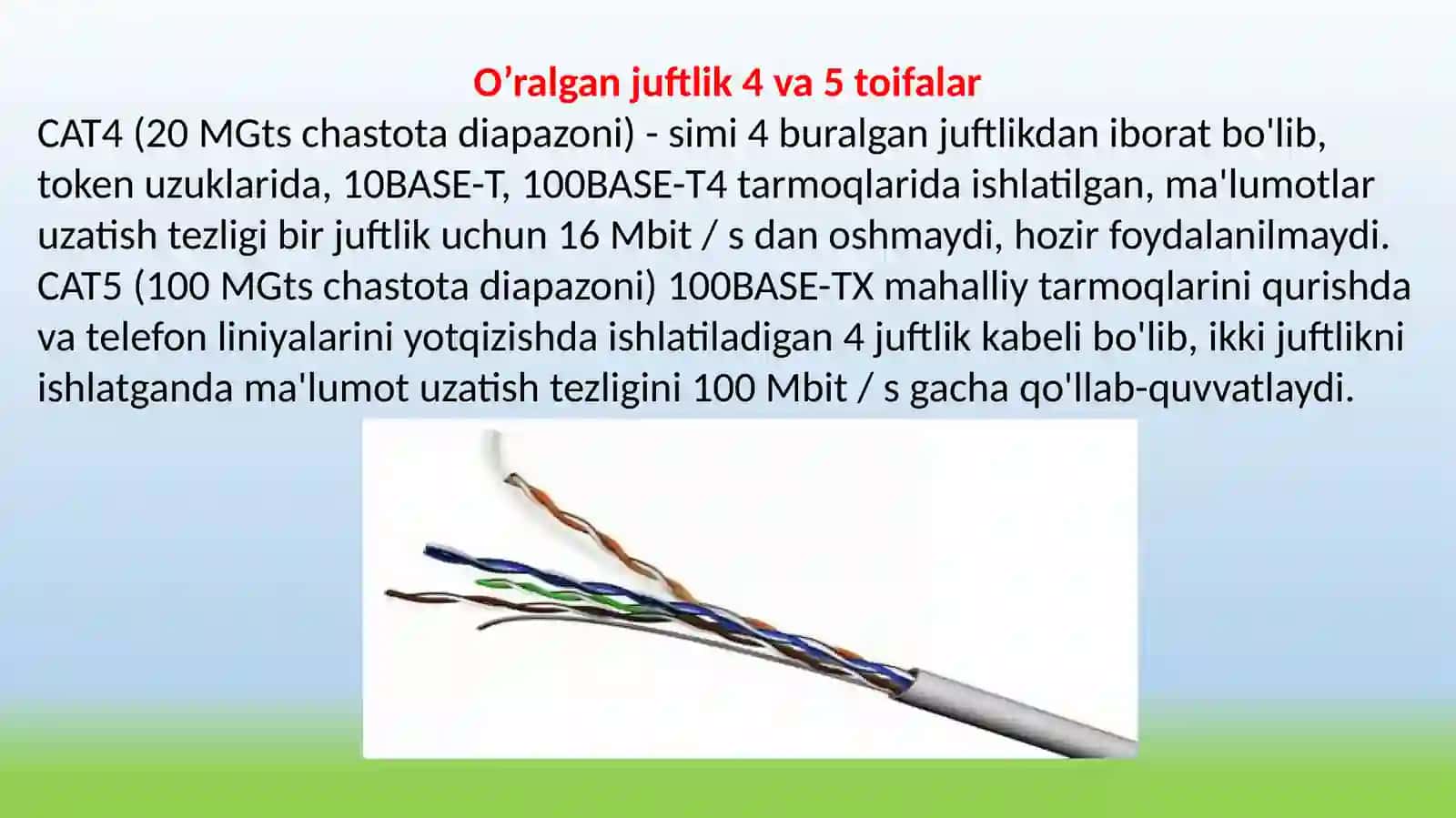 Elektrik aloqa kabelari 4