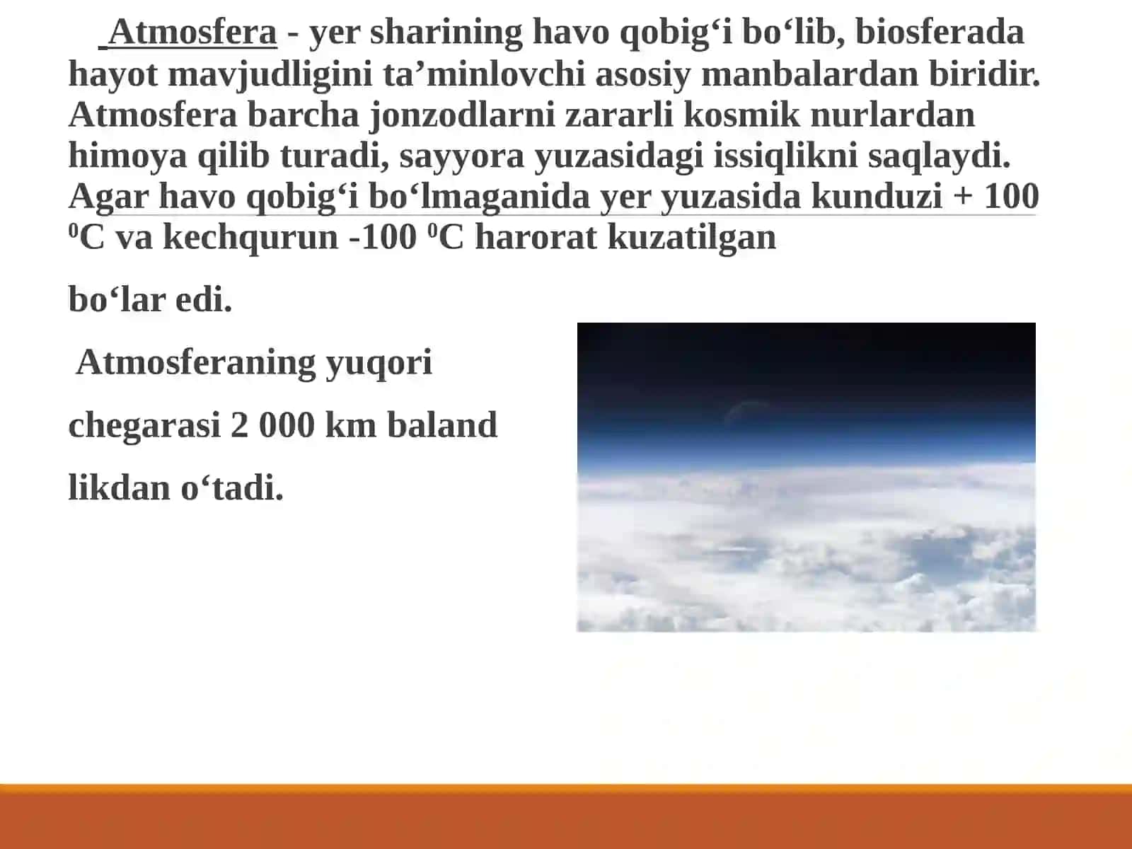 atmosfera va uni muhofaza qilish 4