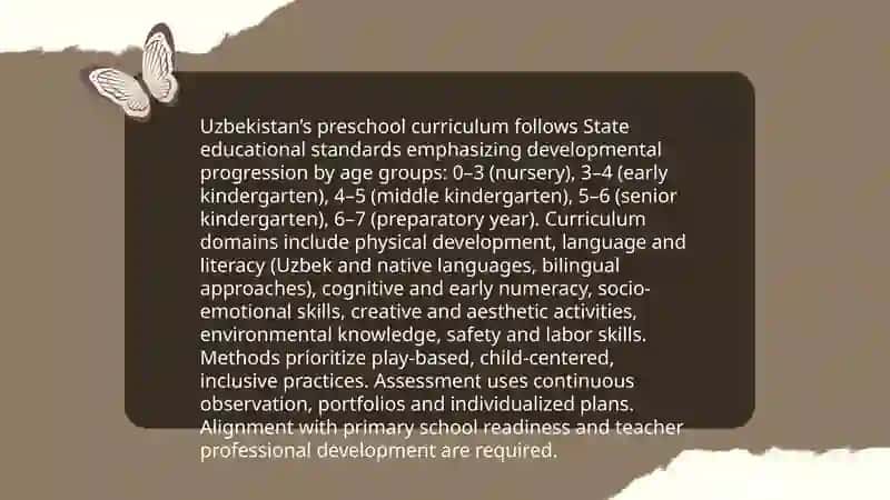 Curriculum in teaching system levels of Uzbekistan 4