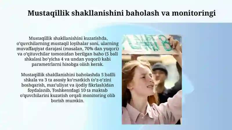 Mustaqillikni Shakillantirish Tarbiya 4