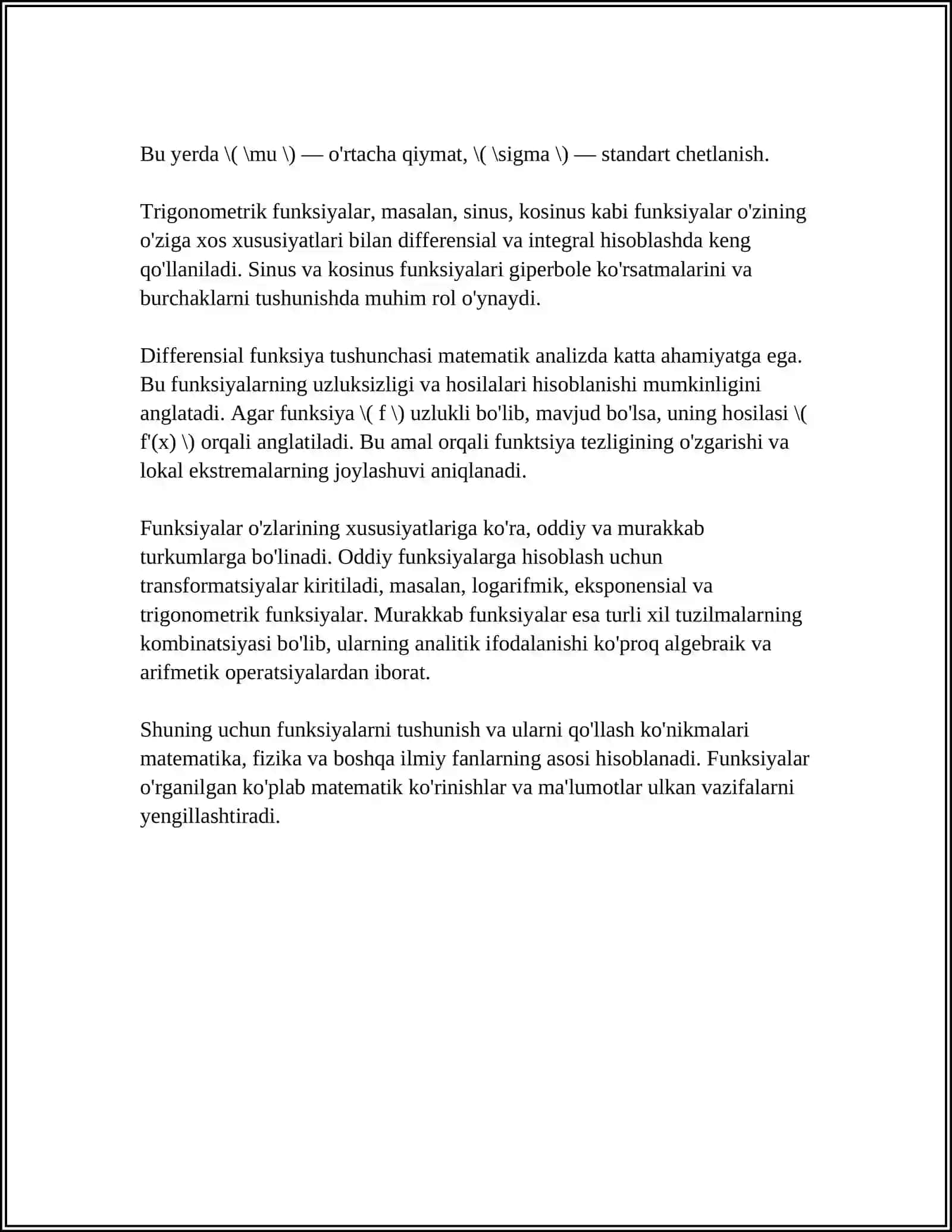 FUNKSIYA TUSHUNCHASI 4
