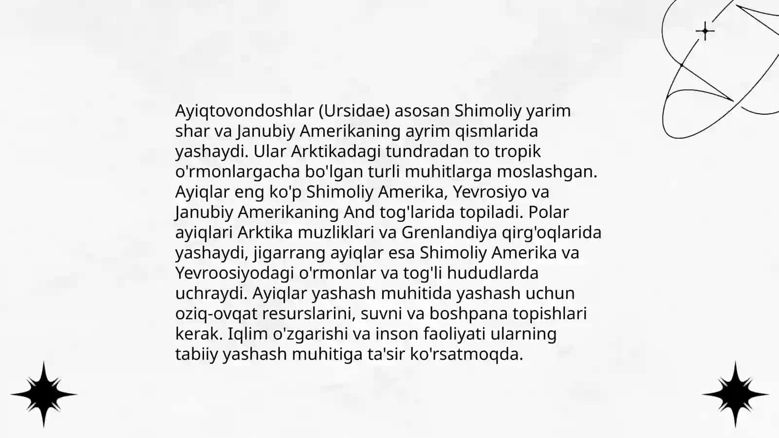 Ayiqtovondoshlar sinfi 4