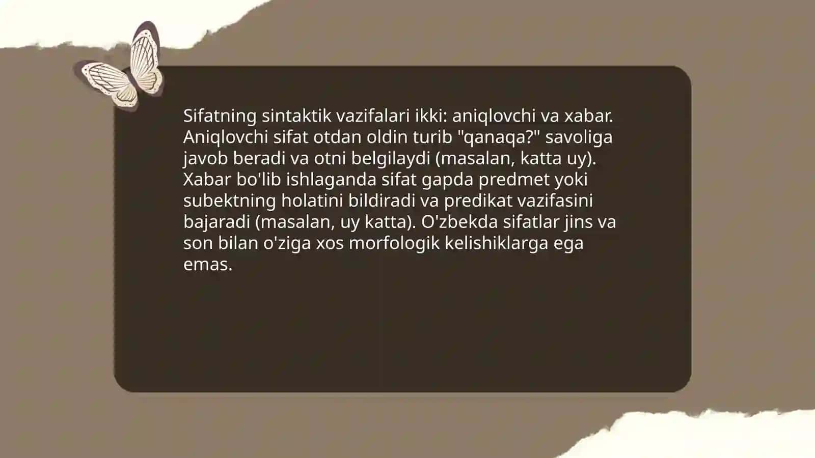 Sifat sóz turkumi 4