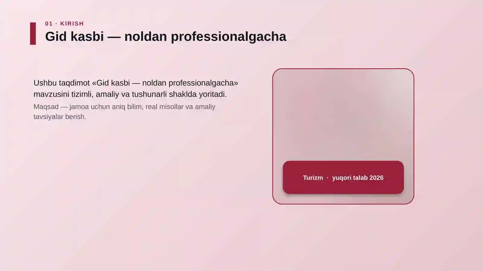 Gid kasbi — noldan professionalgacha 4