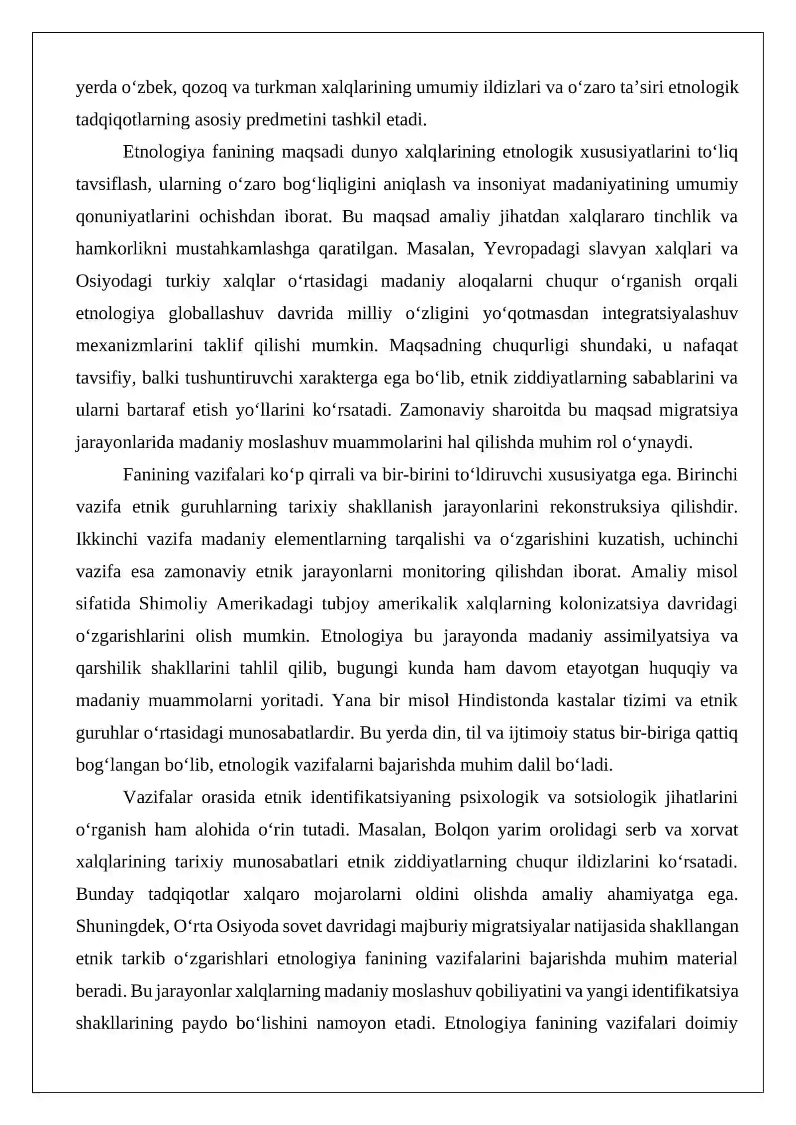 Dunyo xalqlarining etnologik tavsifi 4