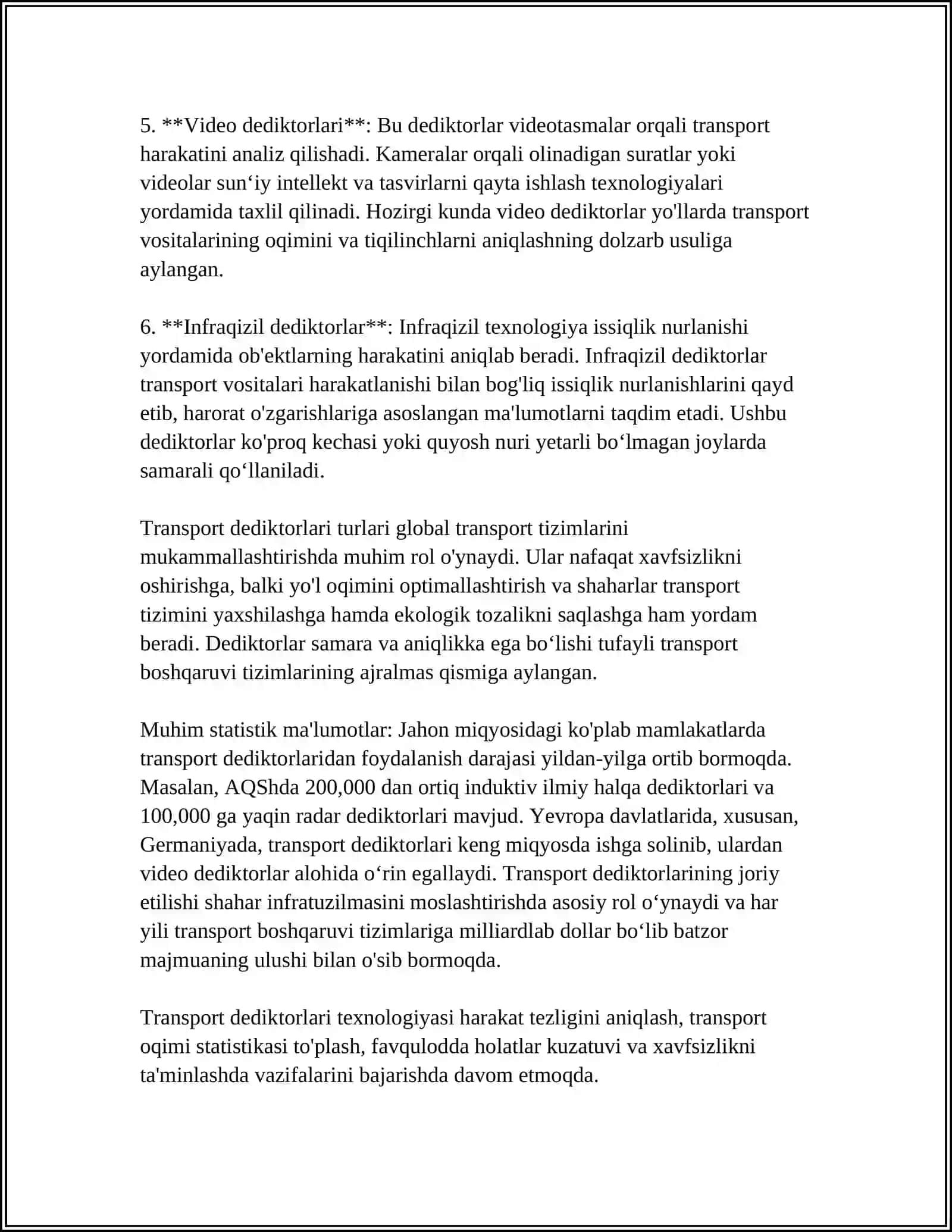 TRANSPORT DEDIKTORLARI 4