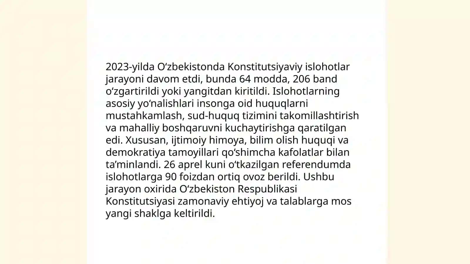 Konstitutsiyaviy islohotlar hamda ularning mazmun-mohiyati 4