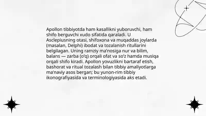 Lotin Yunon Mifologiyasining Tibbiyot tarixidagi ahamiyati 4