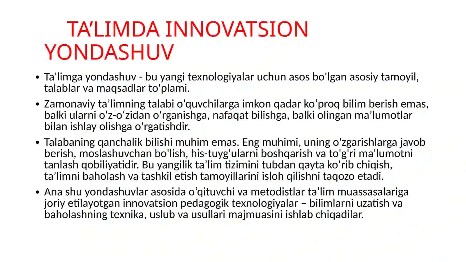 TA’LIMDA INOVATSION METODLAR 4