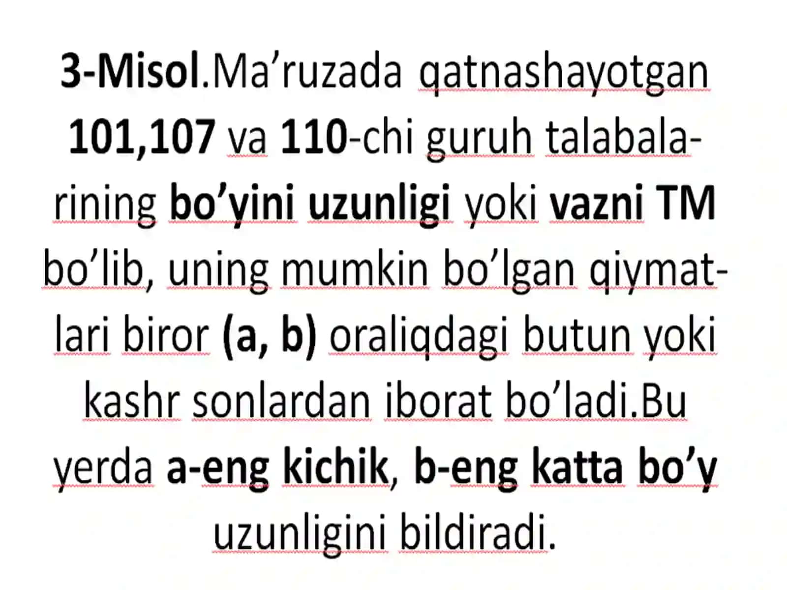 Uzluksiz Tasodifiy miqdorlar 4
