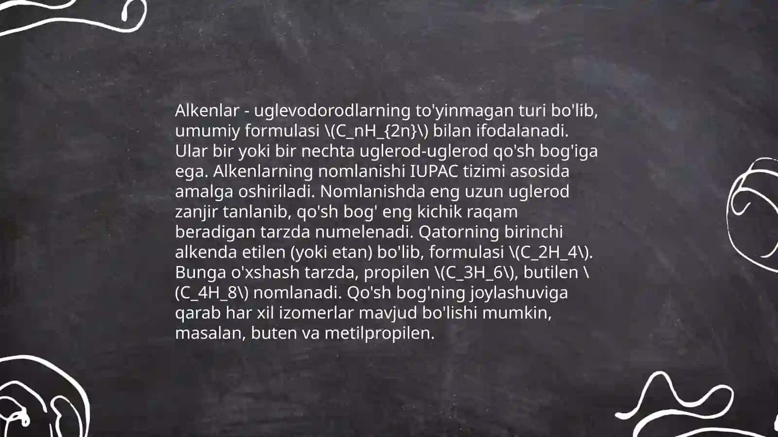 Alken va alkadiyen 4
