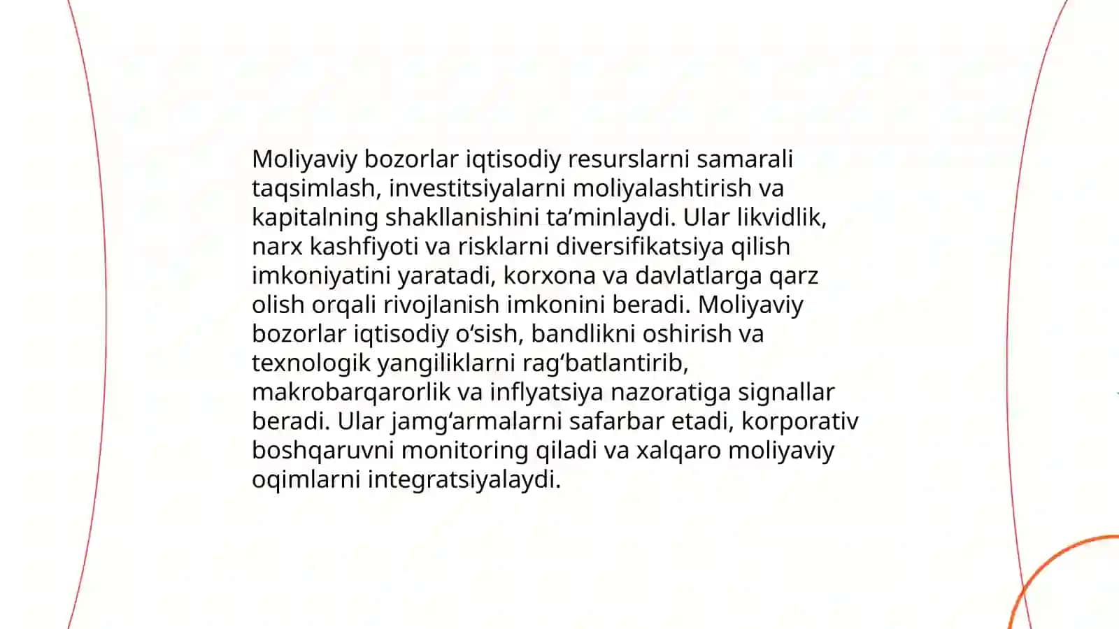 Moliyaviy bozorlar 4