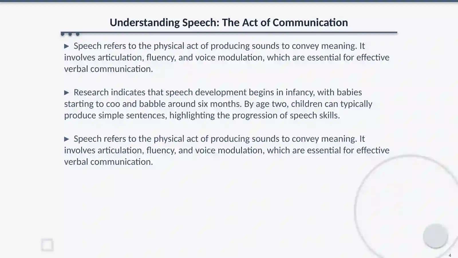 The Difference Between Language and Speech 4