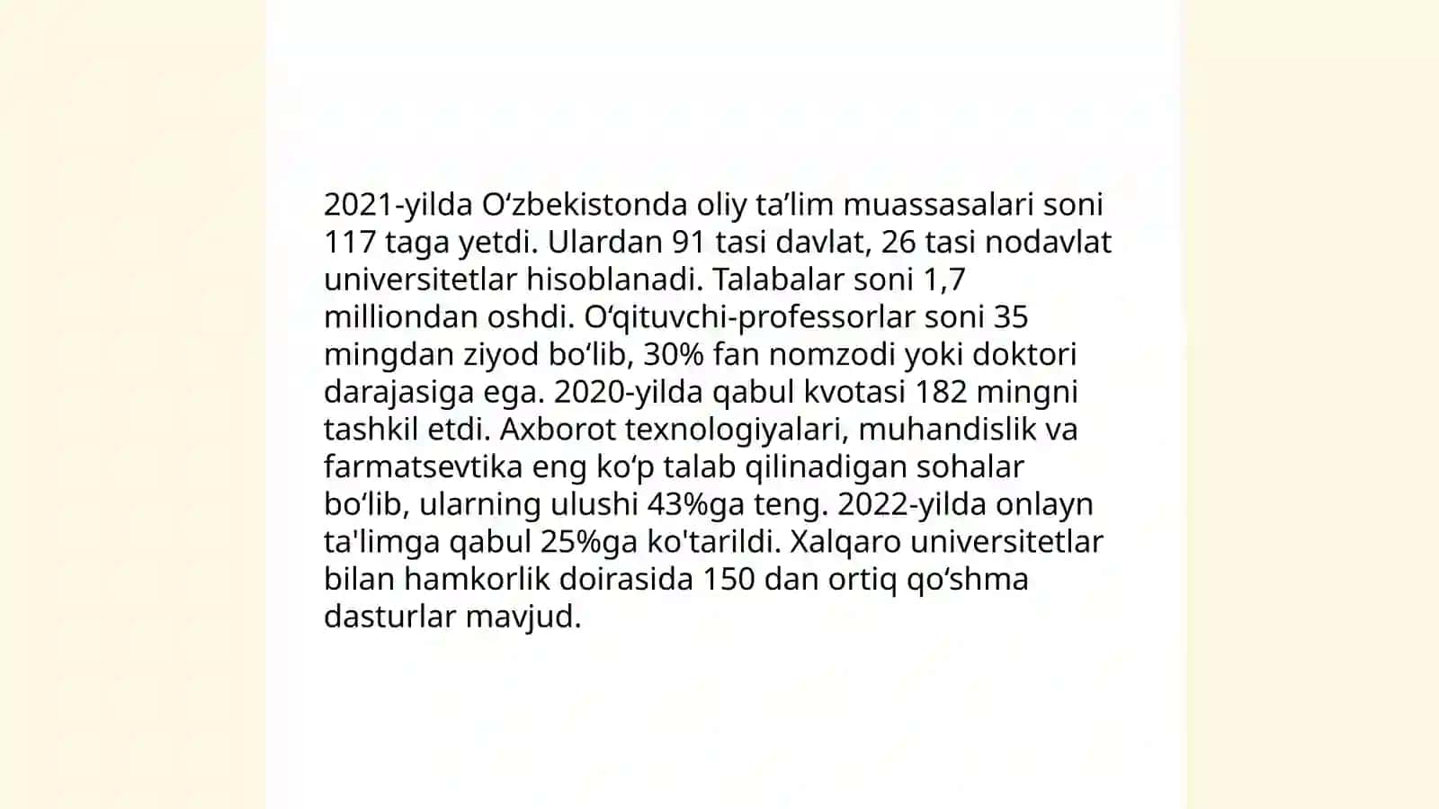 Talabalikka tayyorgarlik 4