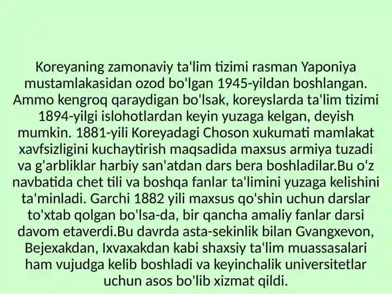 Rivojlangan xorijiy mamlakatlarda ta'lim tizimi 4