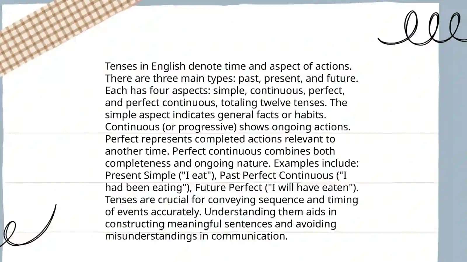 Teaching phrases in English grammar 4