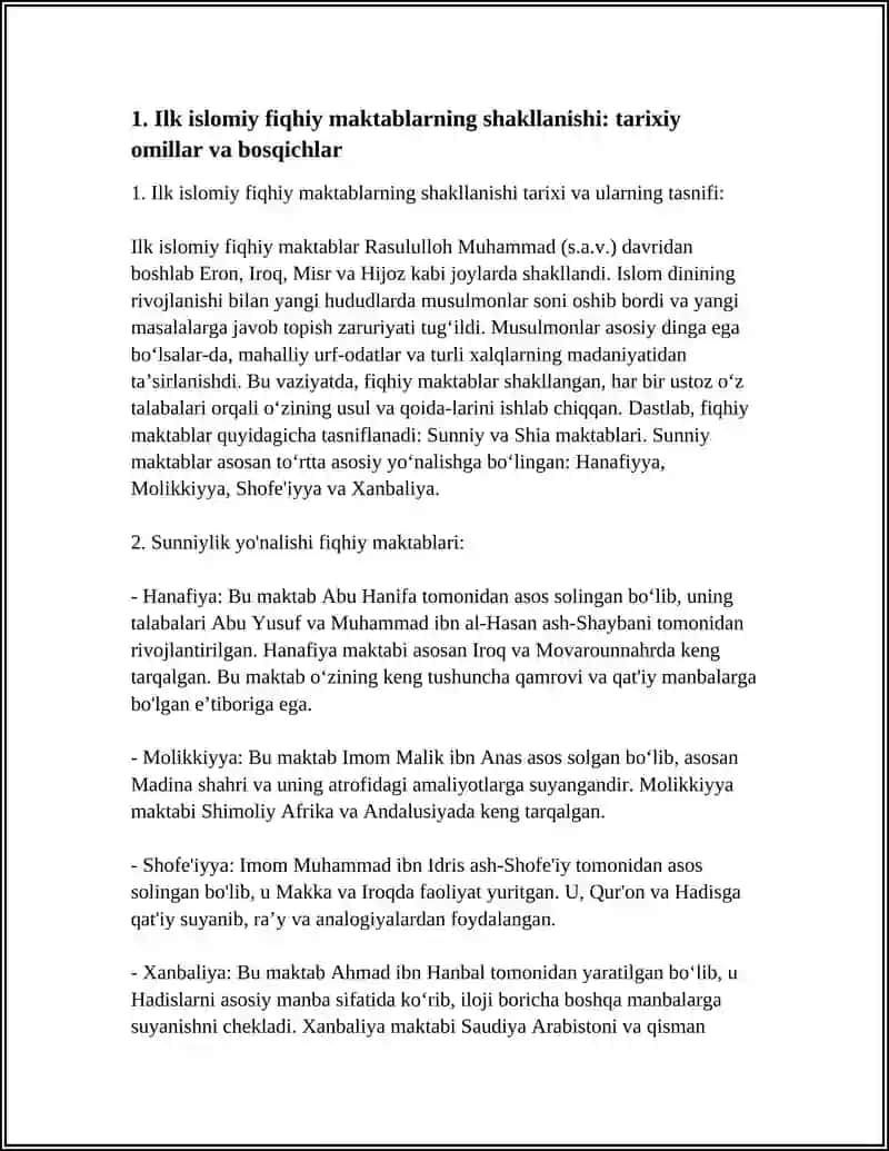 ISLOM FIQHIY MAKTABLARI 4