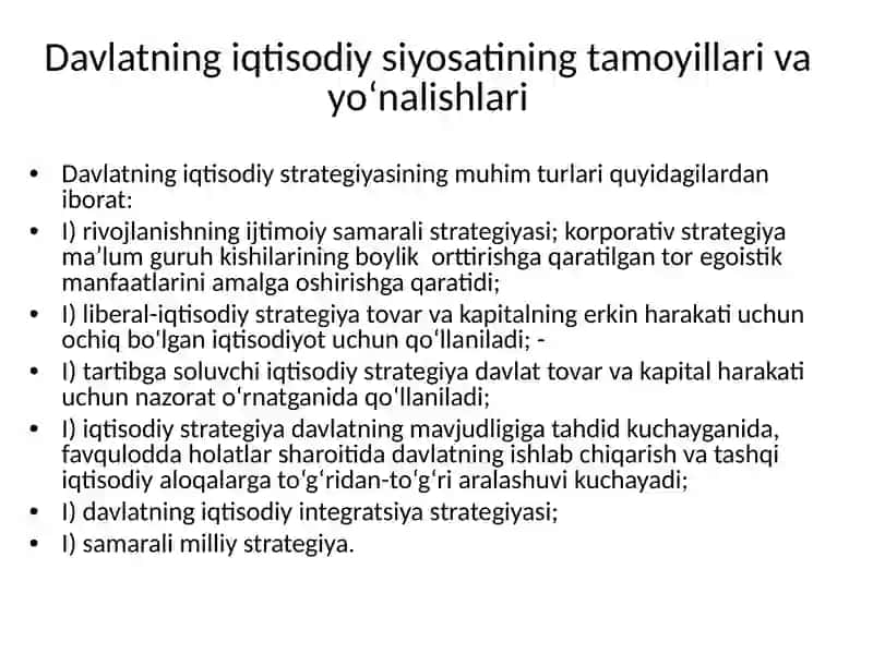 IQTISODIY SIYOSAT ASOSLARI VATARKIBI 4