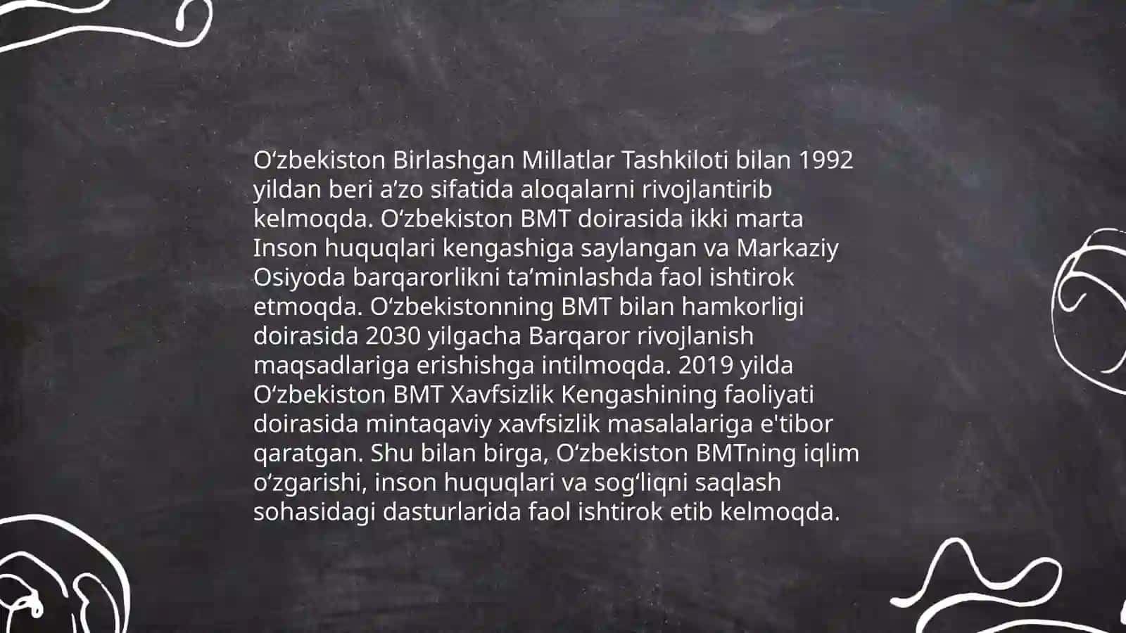 Oʻzbekiston va jahon hamjamiyati 2017-2024-yillarda 4