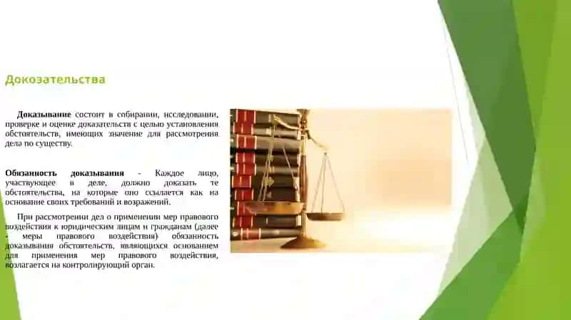 Доказательства и доказательства в экономическом процессе 4