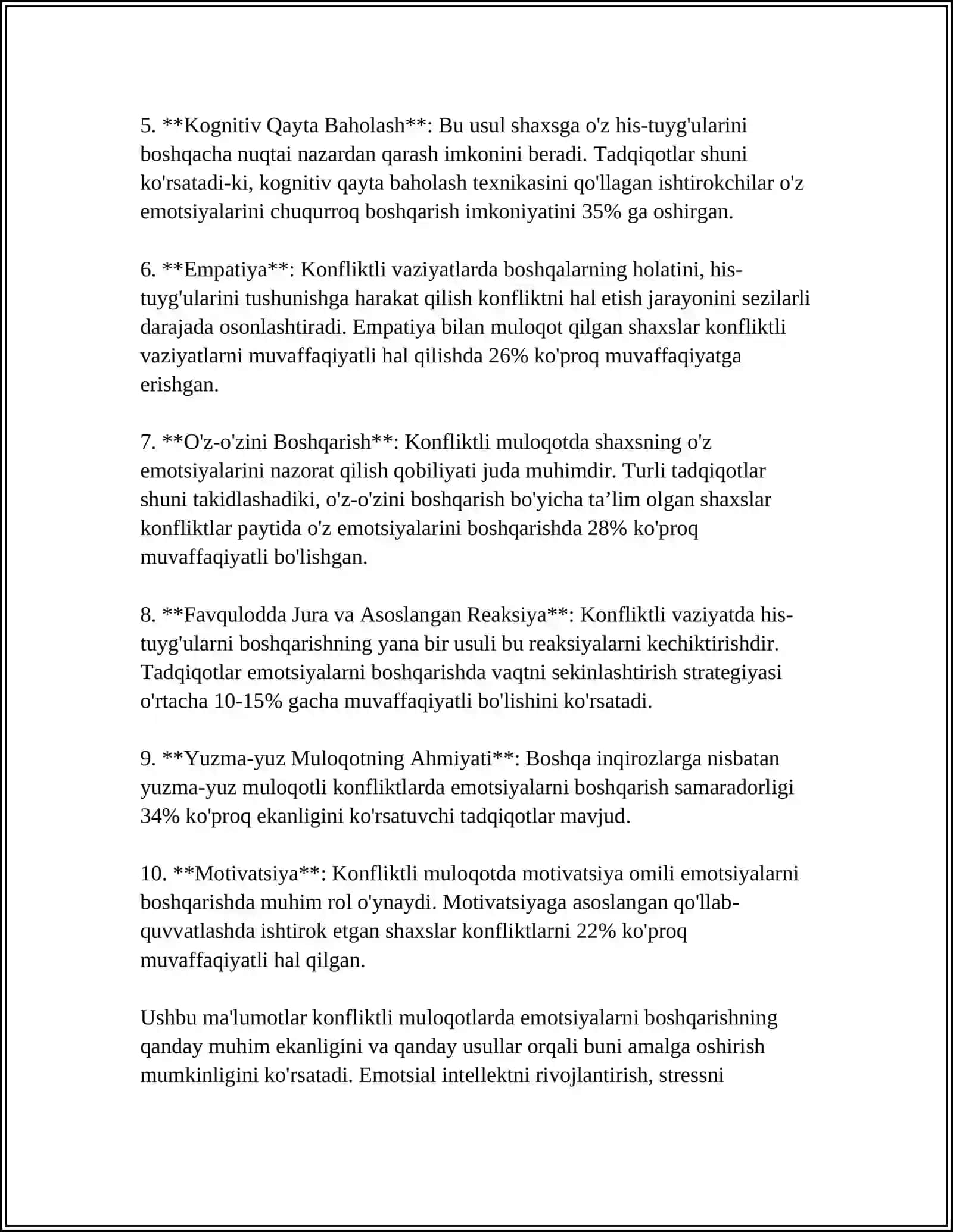 KONFILIKTLI MULOQOT 4