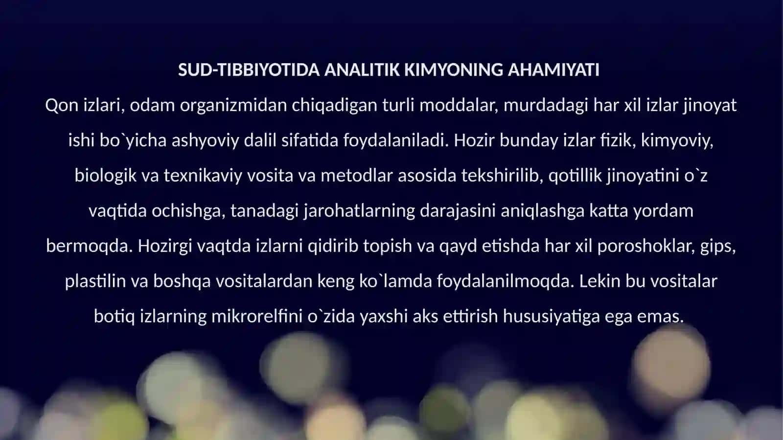 TOSHKENT TIBBIYOT AKADEMIYASI 2-SON DAVOLASH 104B-GURUH TALABASI ILHOMOV NODIRBEKNING TAYYORLAGAN MUSTAQIL ISHI 4