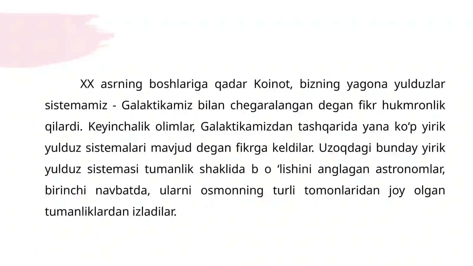 galaktikamiz tuzilishi tarkibi va aylanishi 4