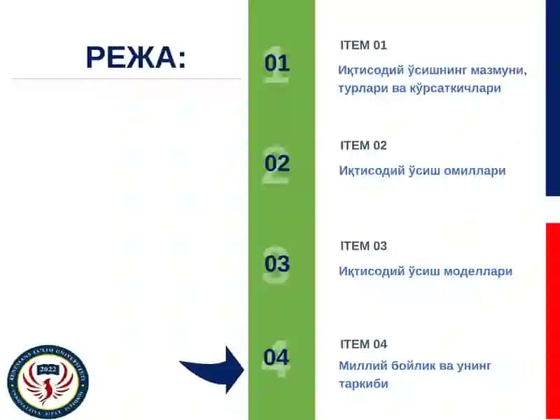 Iqtisodiy oʻsish va milliy boylik 4