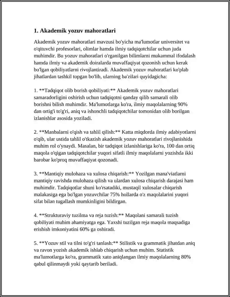 Akademik yozuv mahoratlari 4