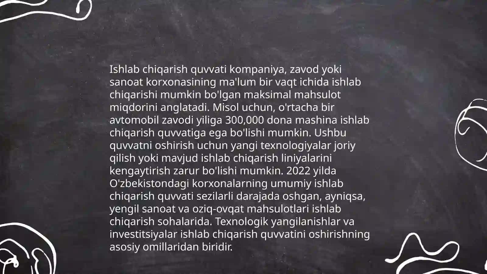 Ishlab chiqarish jarayoni hisobi 4