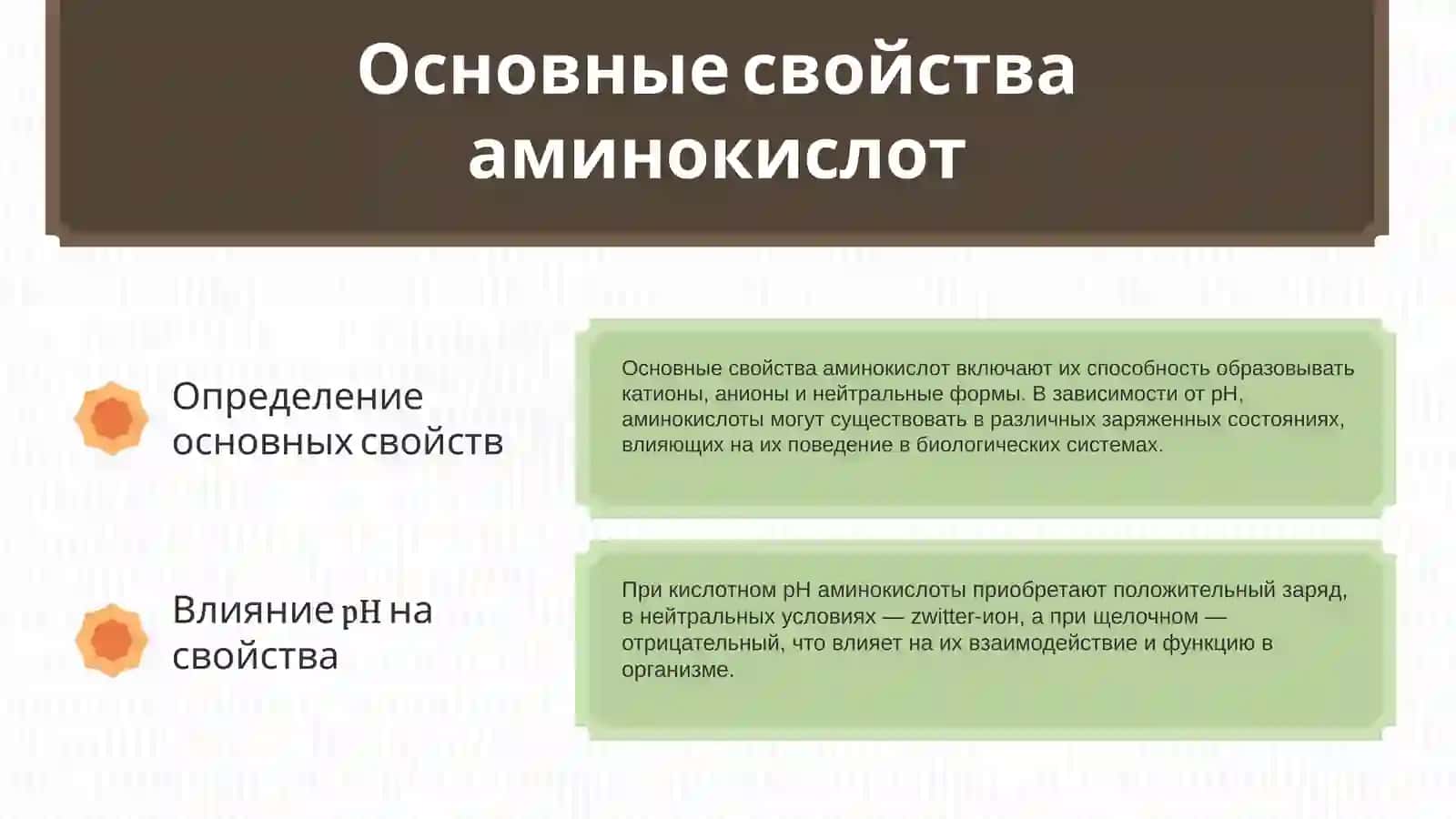 Химические свойства аминокислот 4