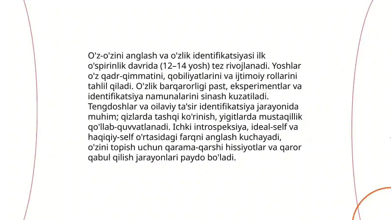 O'smirilik davridagi psixik rivojlanish 4