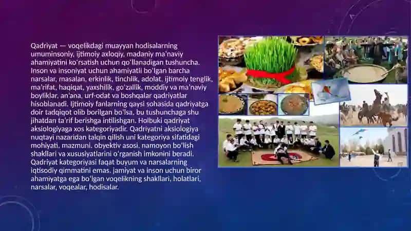 Maʼnaviyat va Qadriyatlar Tizimi 4