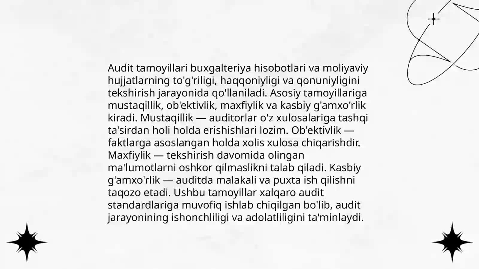 Moliyaviy hisobot auditining xususiy usullari 4