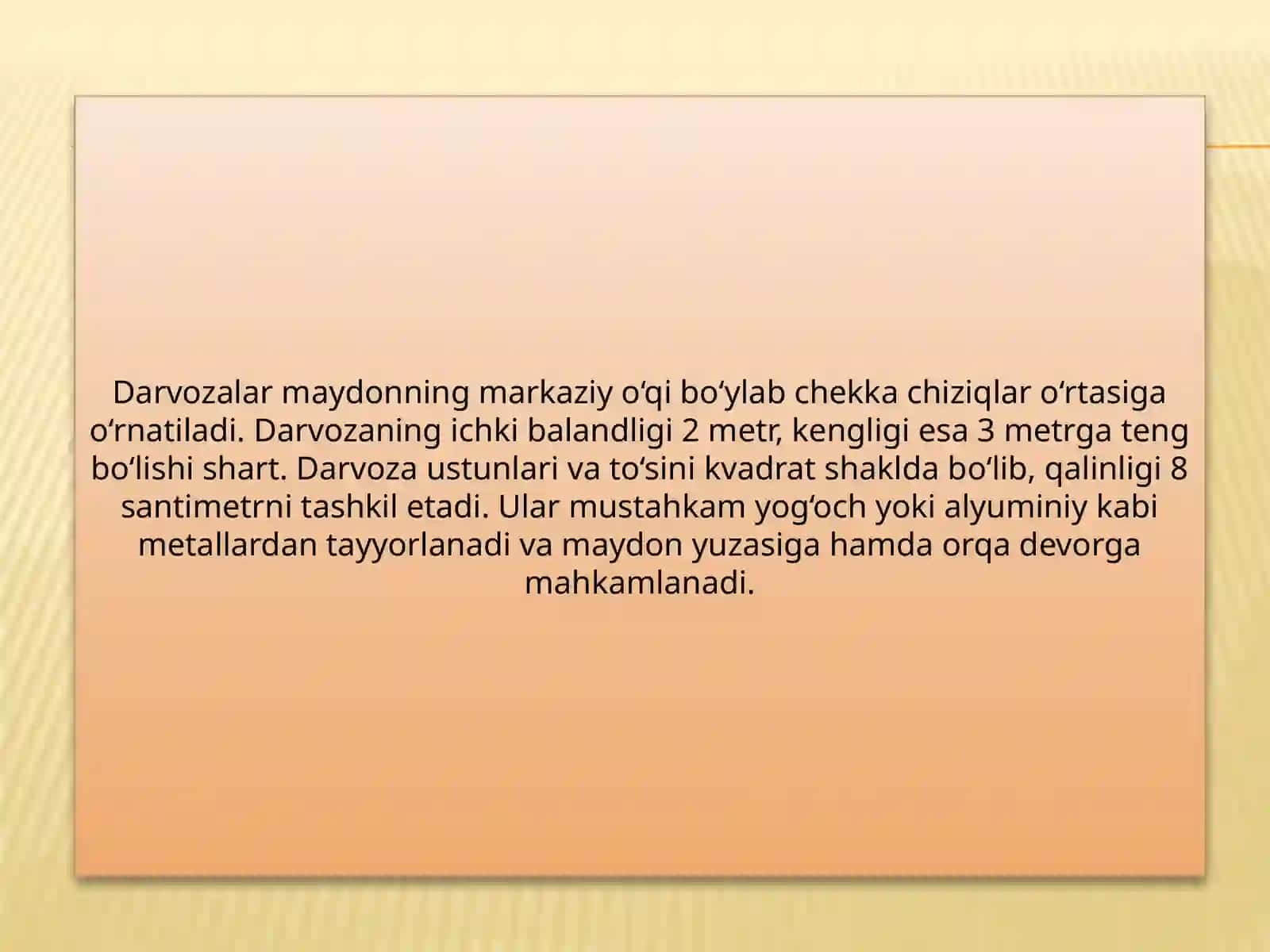 Gandbol maydoni jihozlari 4