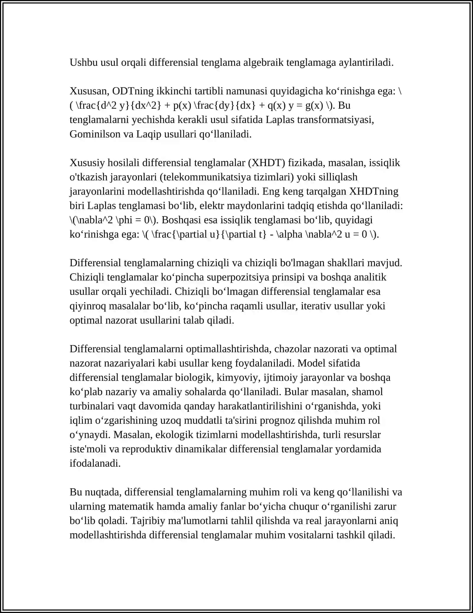 XIMIYADA DIFFERENSIAL HISOB TATBIQLARI 4