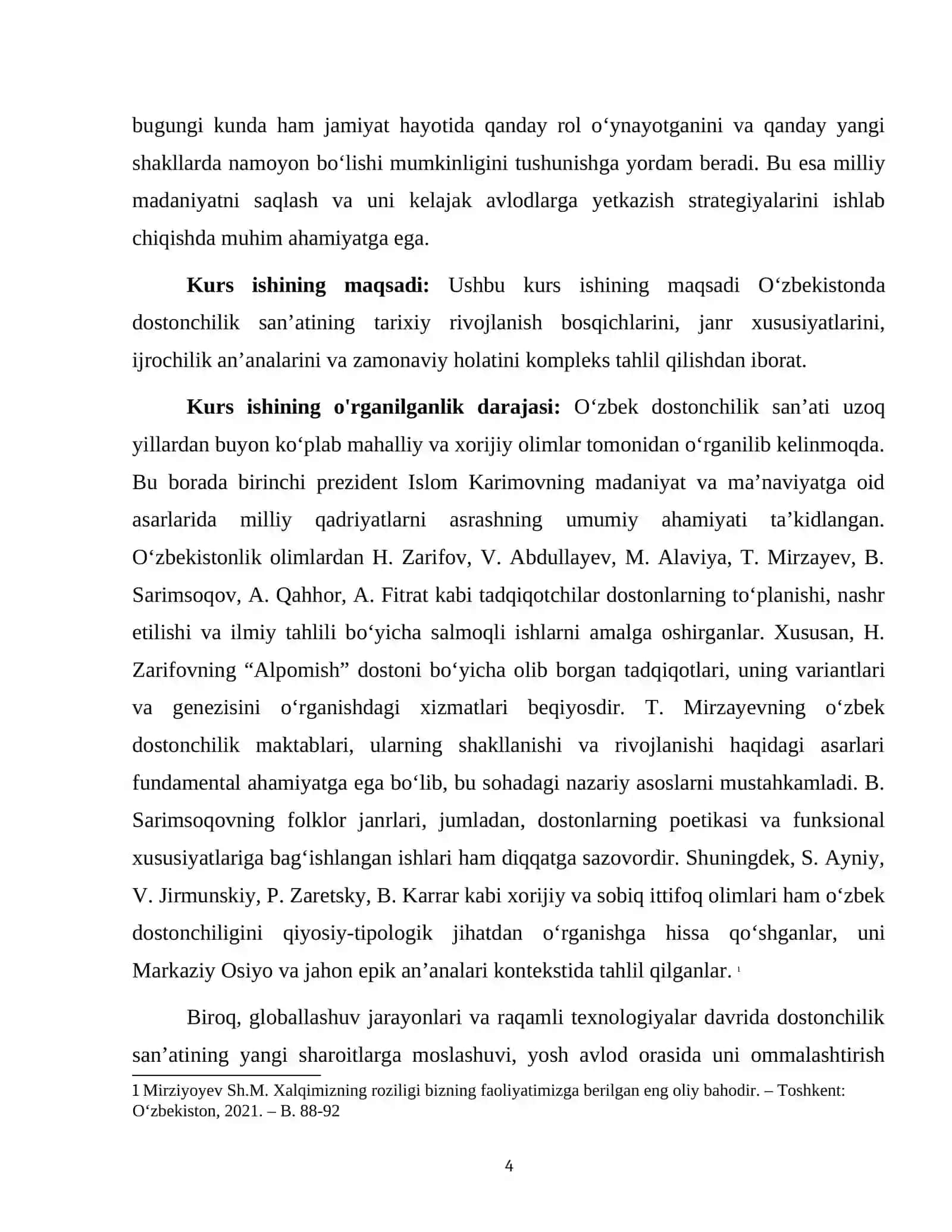 "OʻZBEKISTONDA DOSTONCHILIK SANʼATI" 4