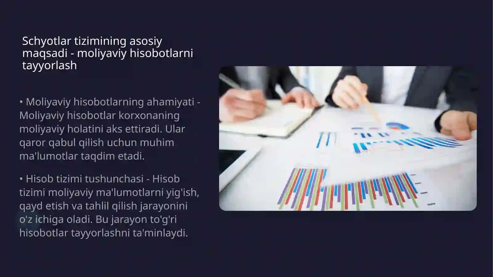 Schyotlar tizimi to'g'risida tushuncha va ularni turkumlash 4