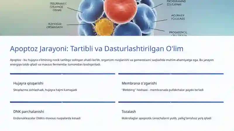 Apoptoz va Nekroz: Hujayra O'limining Ikki Yo'li 4