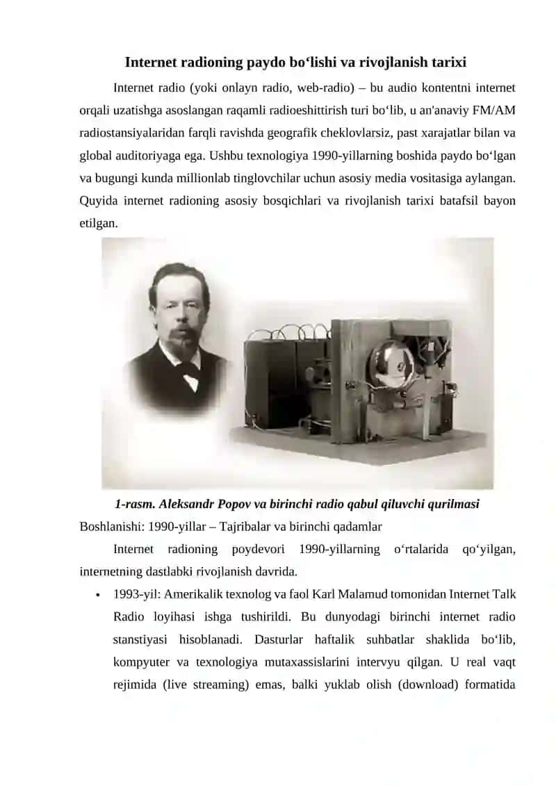 Internet radio asoslari 4
