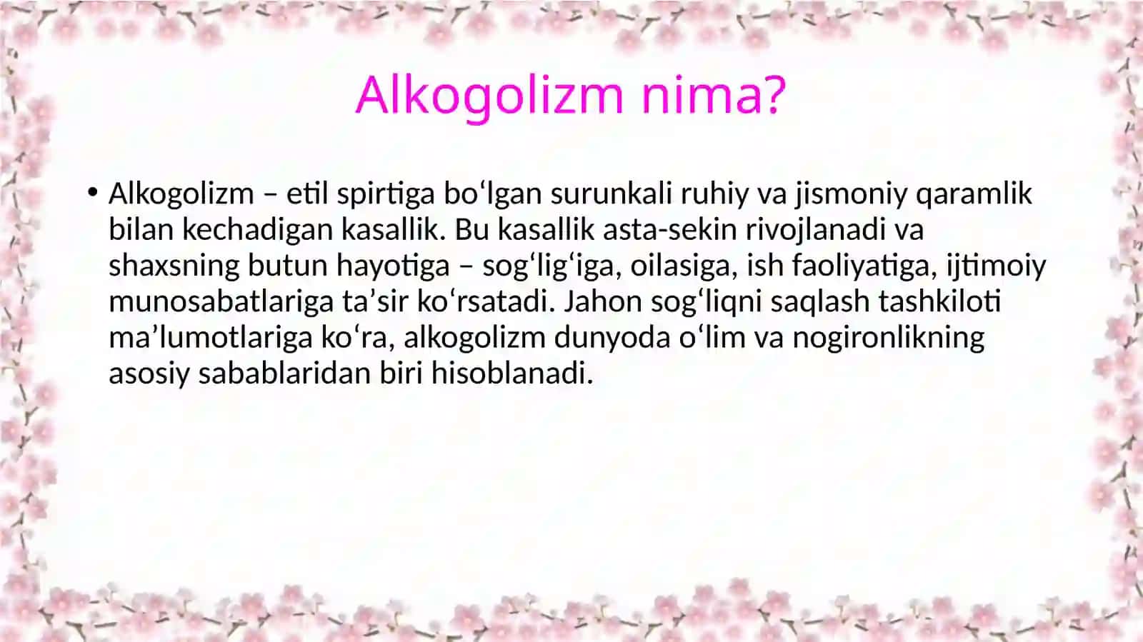 ALKOGOLIZMNING SALBIY OQIBATLARI 4