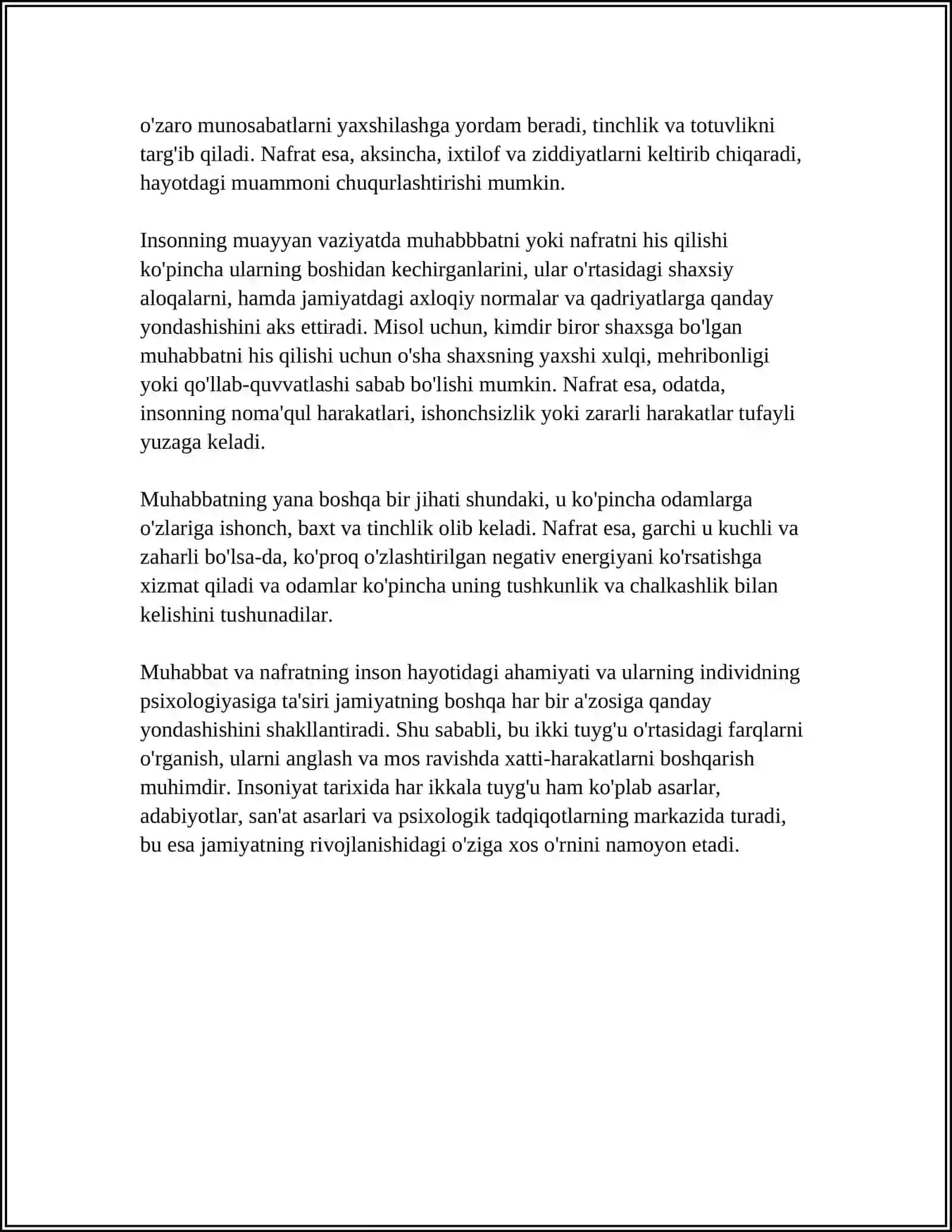 MUHABBAT VA NAFRAT KATEGORIYALARI 4