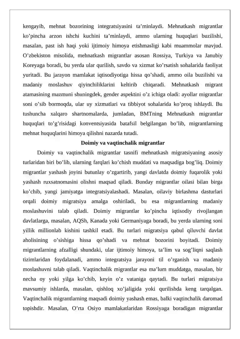 Mehnatkash migrantlarning huquqiy maqomi 4