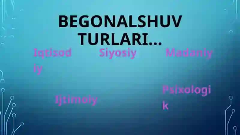 Beganalashuvva tanazzul 4